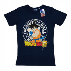 Camiseta Dragon Ball Goku fuerza manga corta negra | Marbisa 2