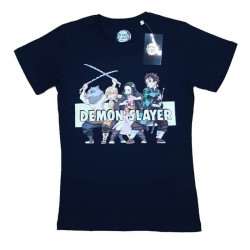Camiseta Demon Slayer manga corta negra | Marbisa 2